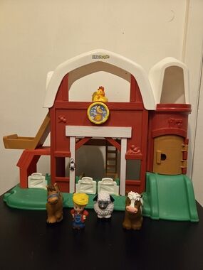 Little People Fun Sounds Farm Playset With Farmer Eddie And Animals